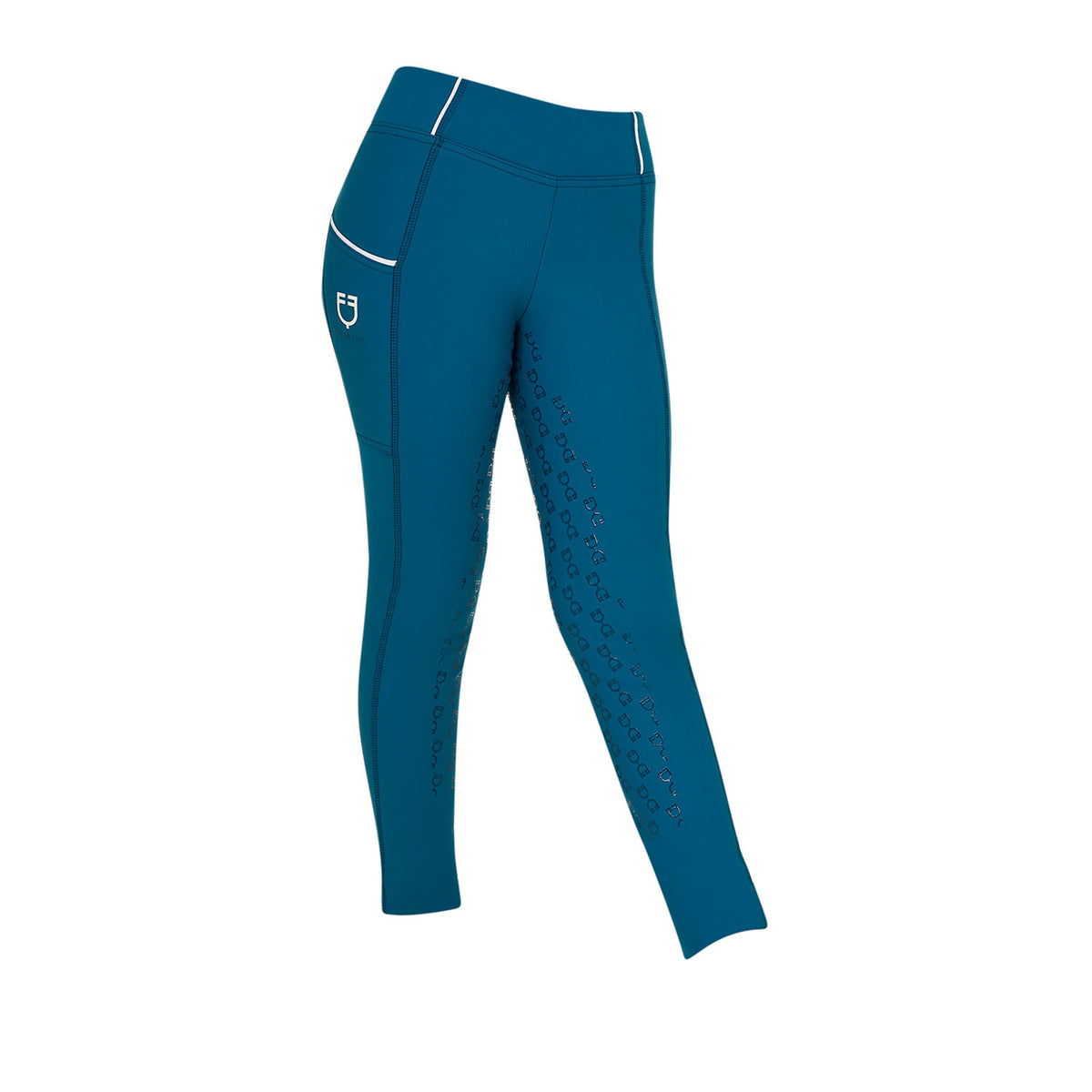 Legging para Niña con Forro Polar - Azul Coral