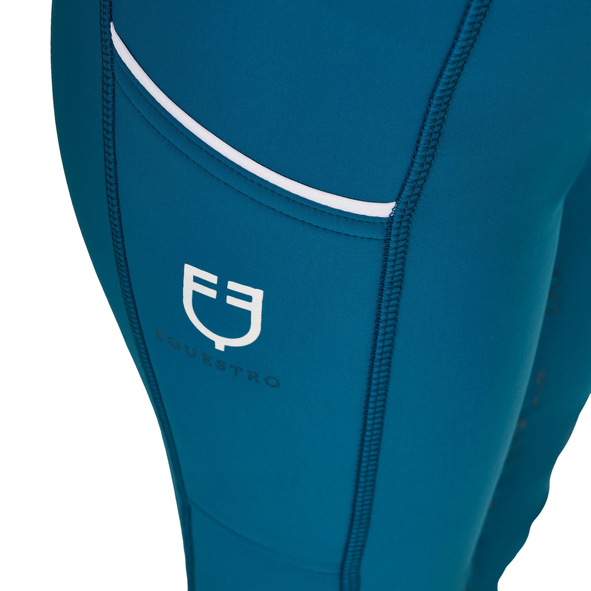 Legging para Niña con Forro Polar - Azul Coral