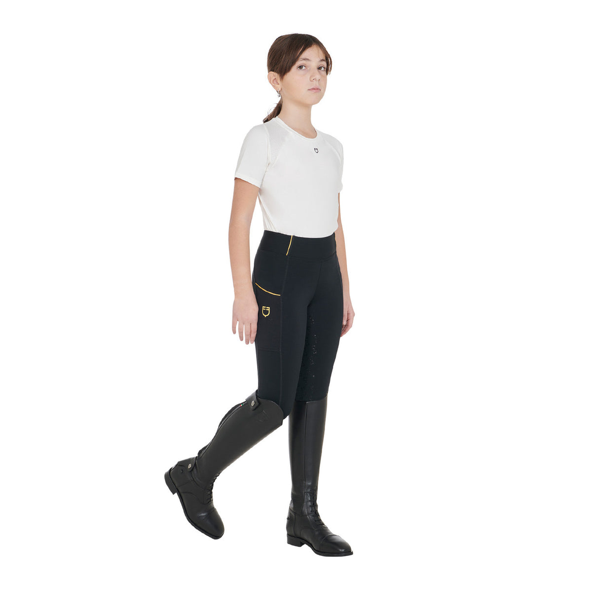 Legging para Niña con Forro Polar - Negro