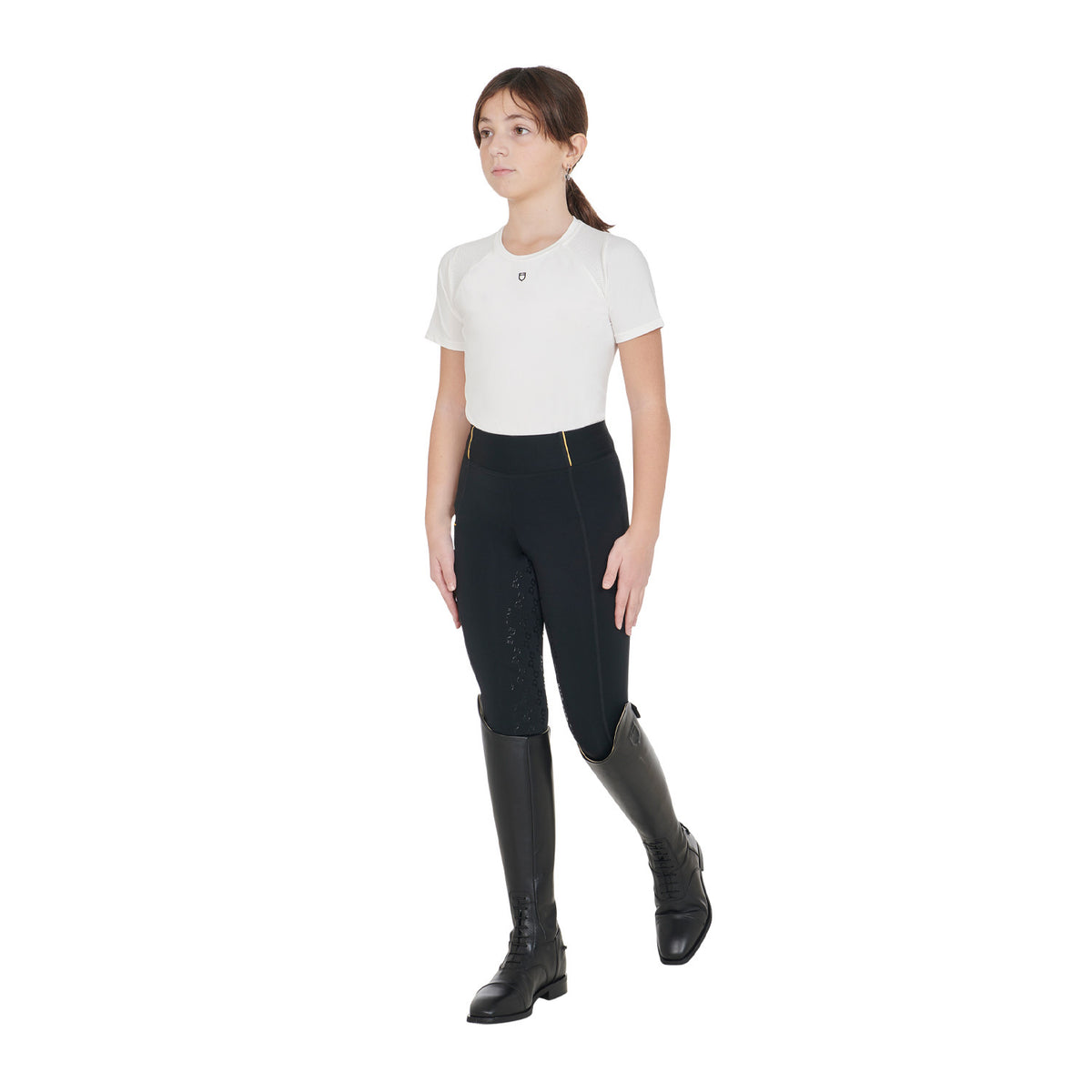 Legging para Niña con Forro Polar - Negro