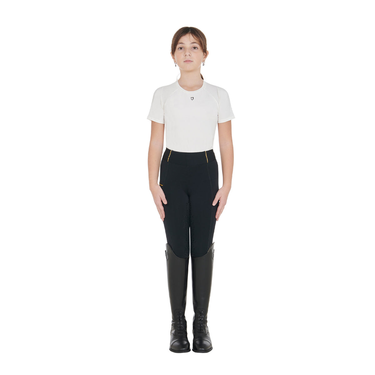 Legging para Niña con Forro Polar - Negro