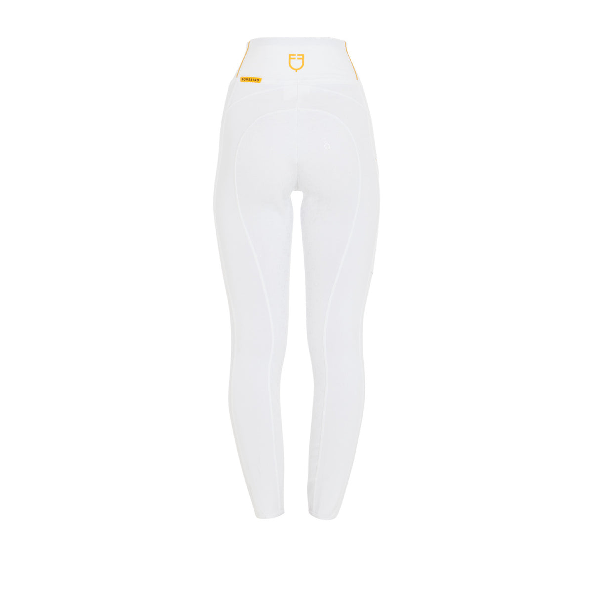 Legging para Niña con Forro Polar - Blanco/Amarillo