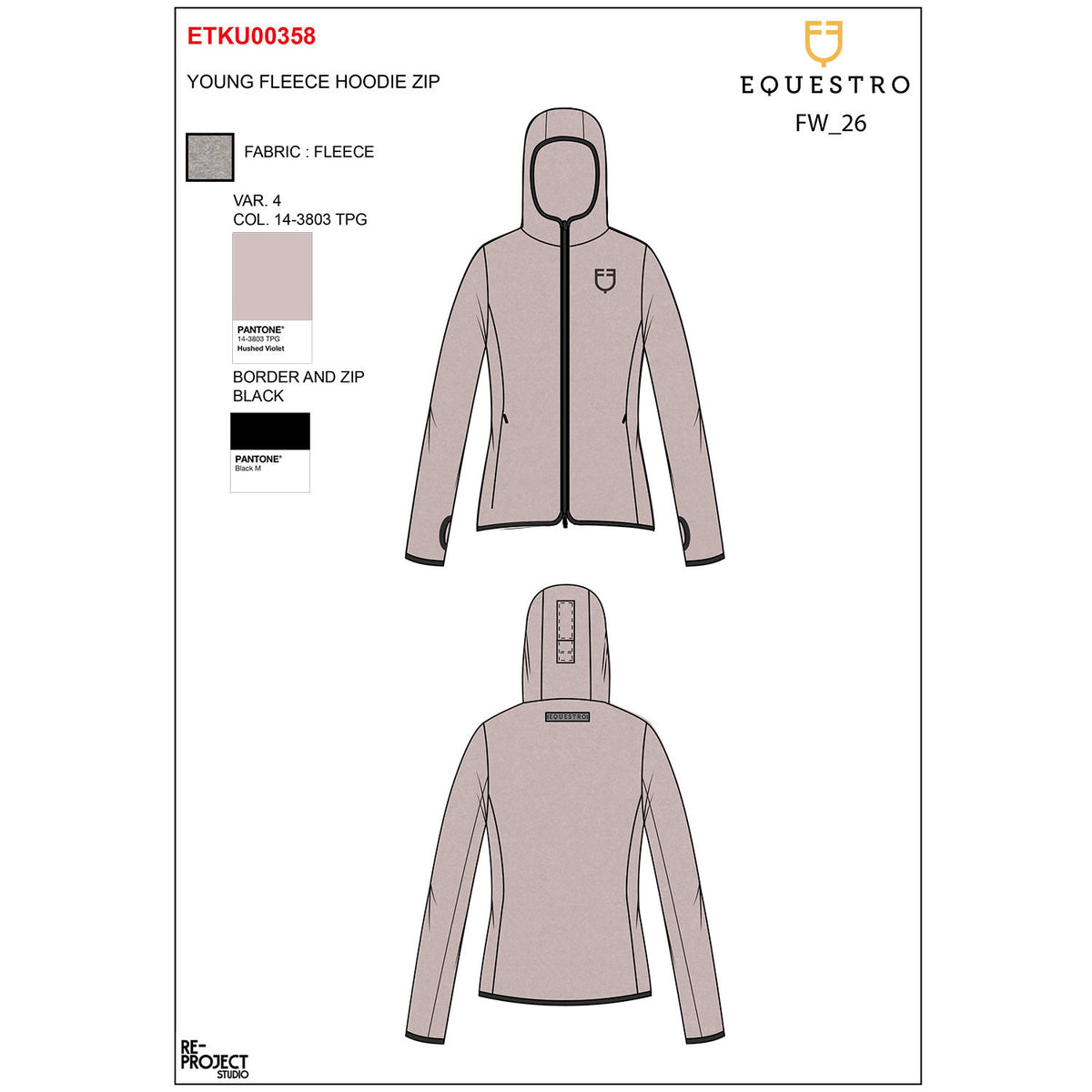 Sudadera Infantil Unisex de Forro Polar con Cremallera
