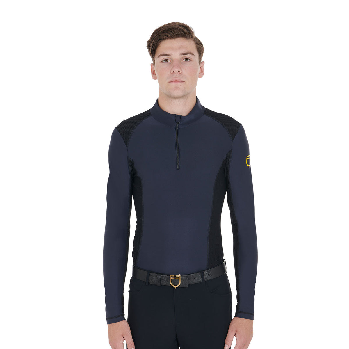 Polo de Hombre Slim Fit Entrenamiento Manga Larga