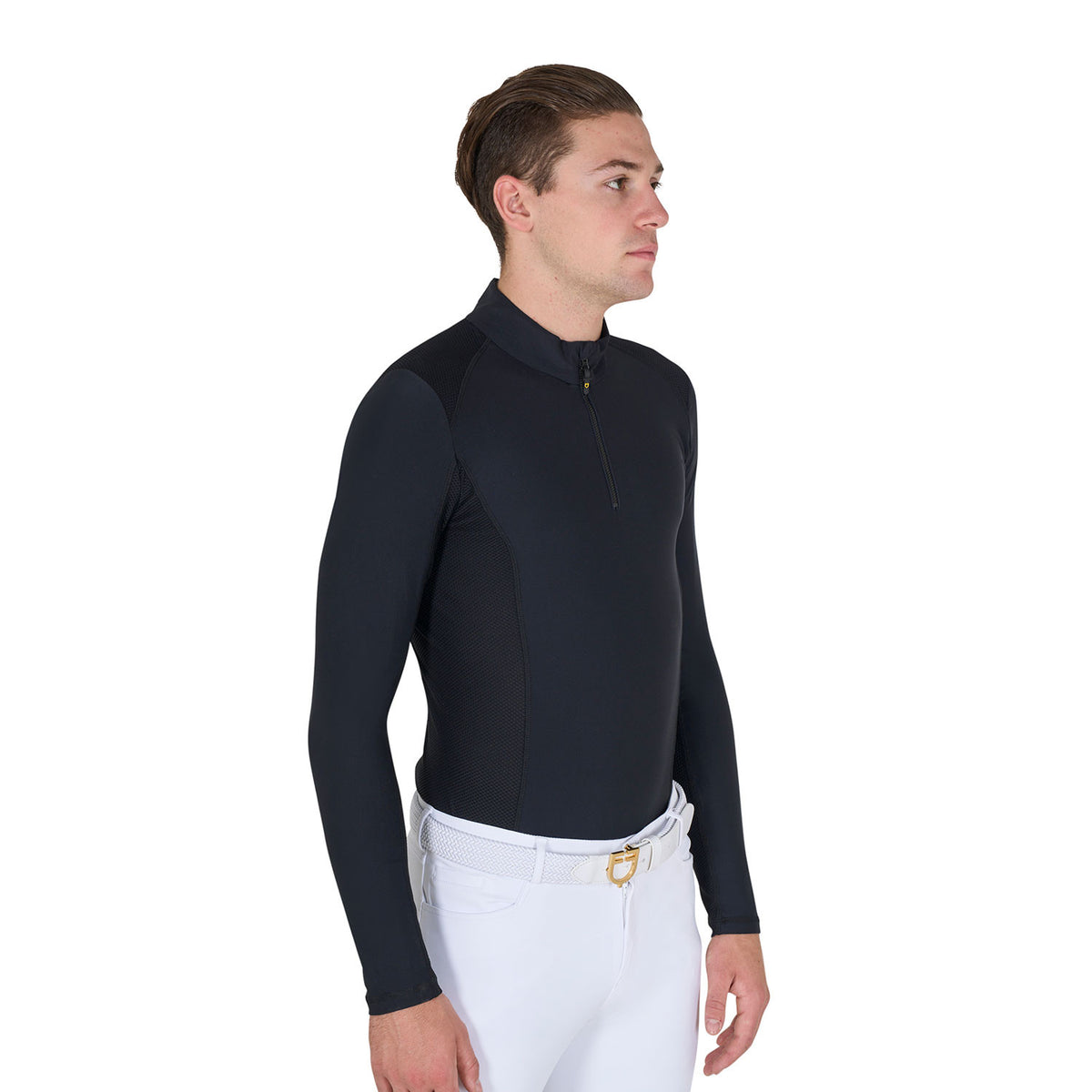 Polo de Hombre Slim Fit Entrenamiento Manga Larga