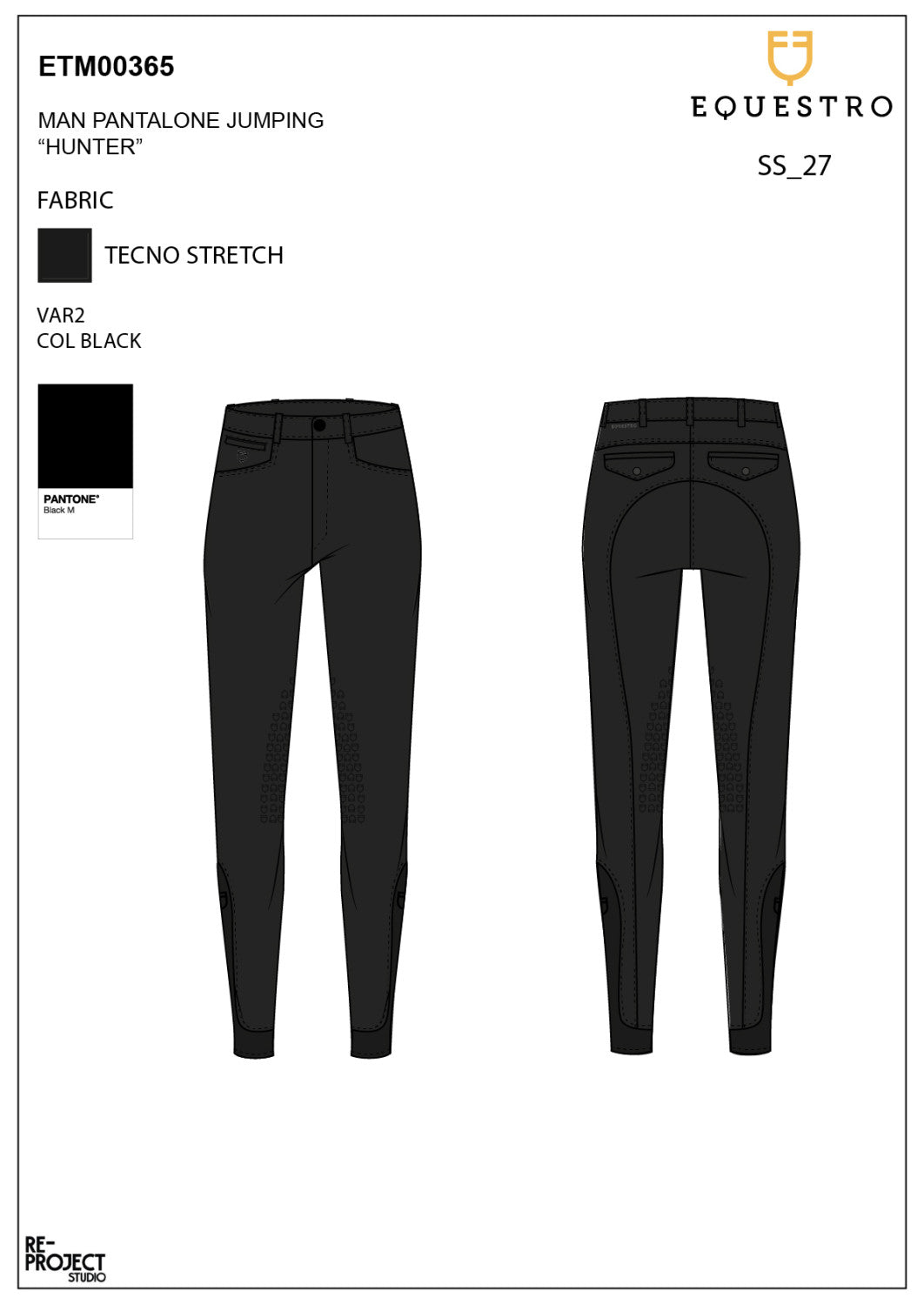 Pantalones de Hombre Slim Fit con Grip en la Rodilla