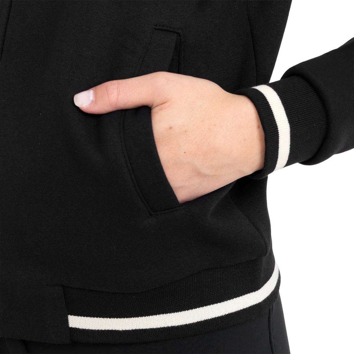 Sudadera con Capucha para Mujer y Cremallera Frontal