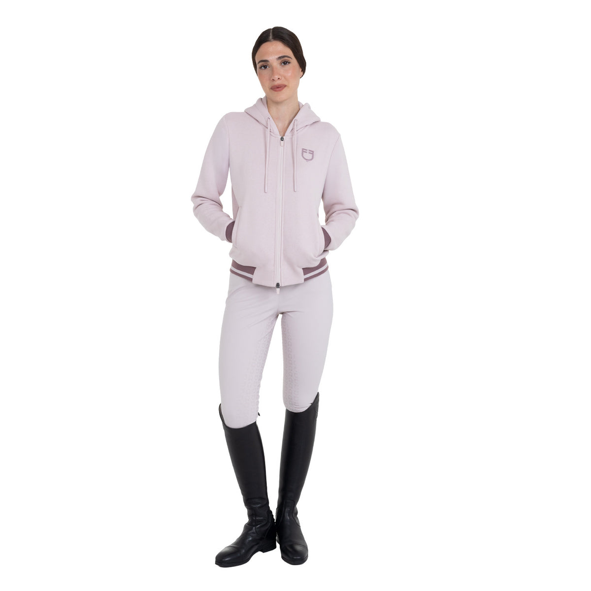 Sudadera con Capucha para Mujer y Cremallera Frontal