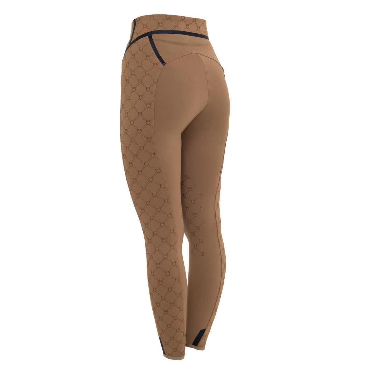 Leggings de Mujer de Cintura Alta en Tejido Técnico con Monograma