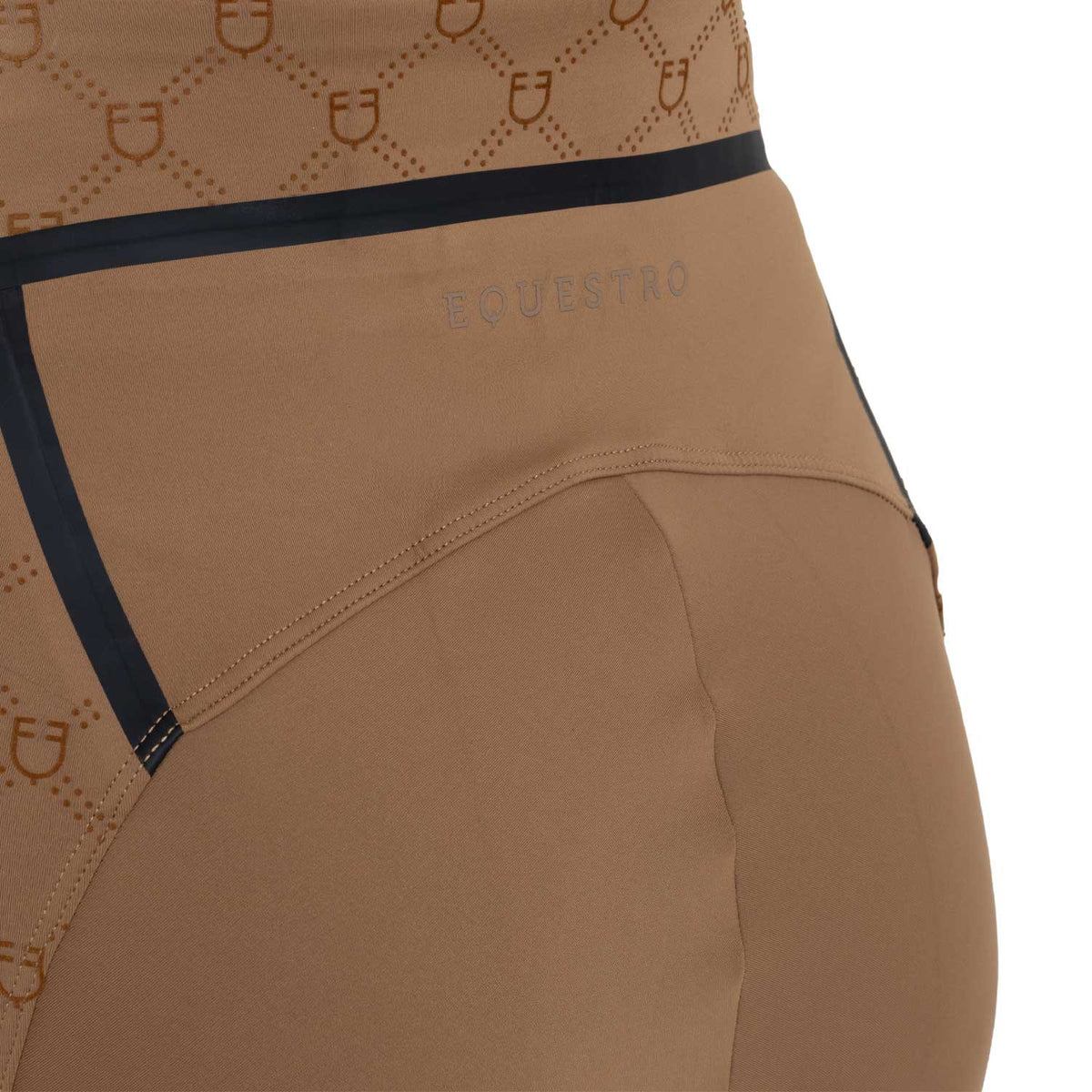 Leggings de Mujer de Cintura Alta en Tejido Técnico con Monograma