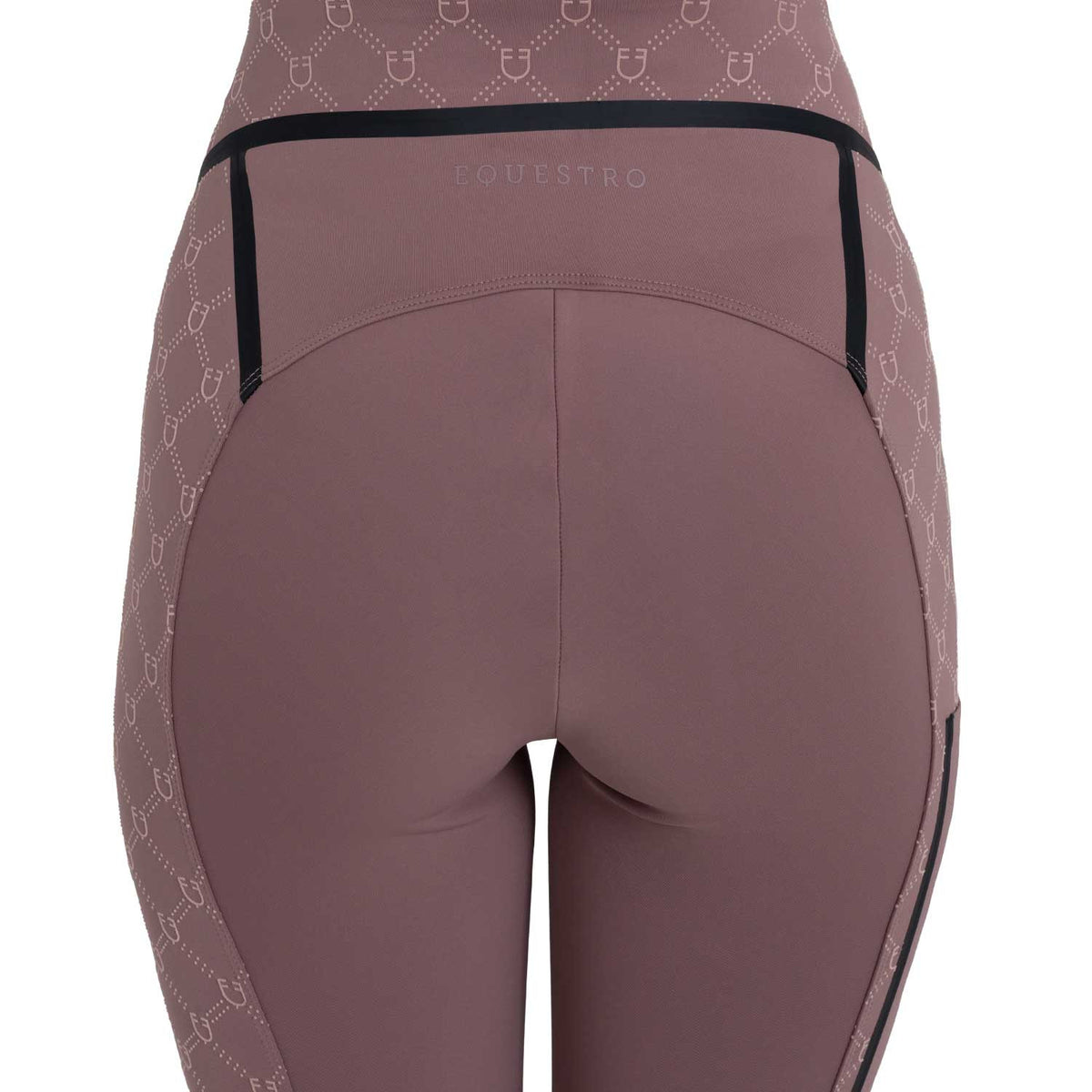 Leggings de Mujer de Cintura Alta en Tejido Técnico con Monograma