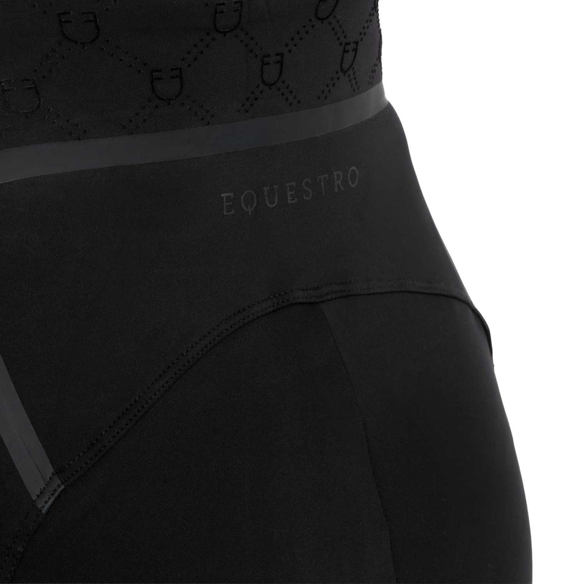 Leggings de Mujer de Cintura Alta en Tejido Técnico con Monograma