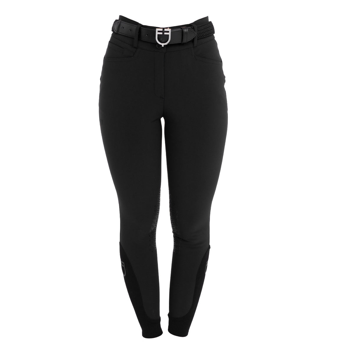 Pantalones de Mujer Cintura Alta con Grip en la Rodilla