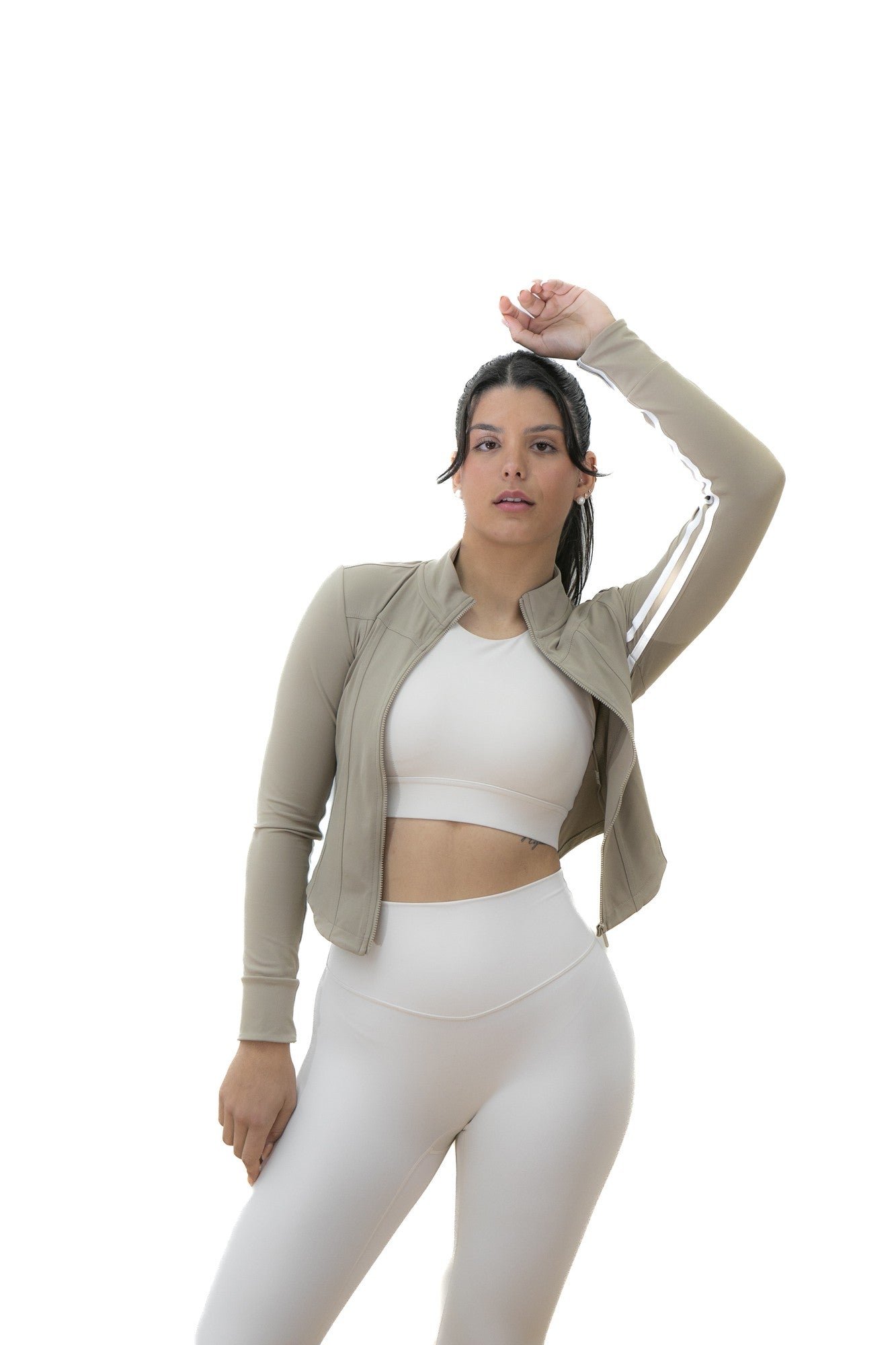 Double Line Kakhi Jacket
