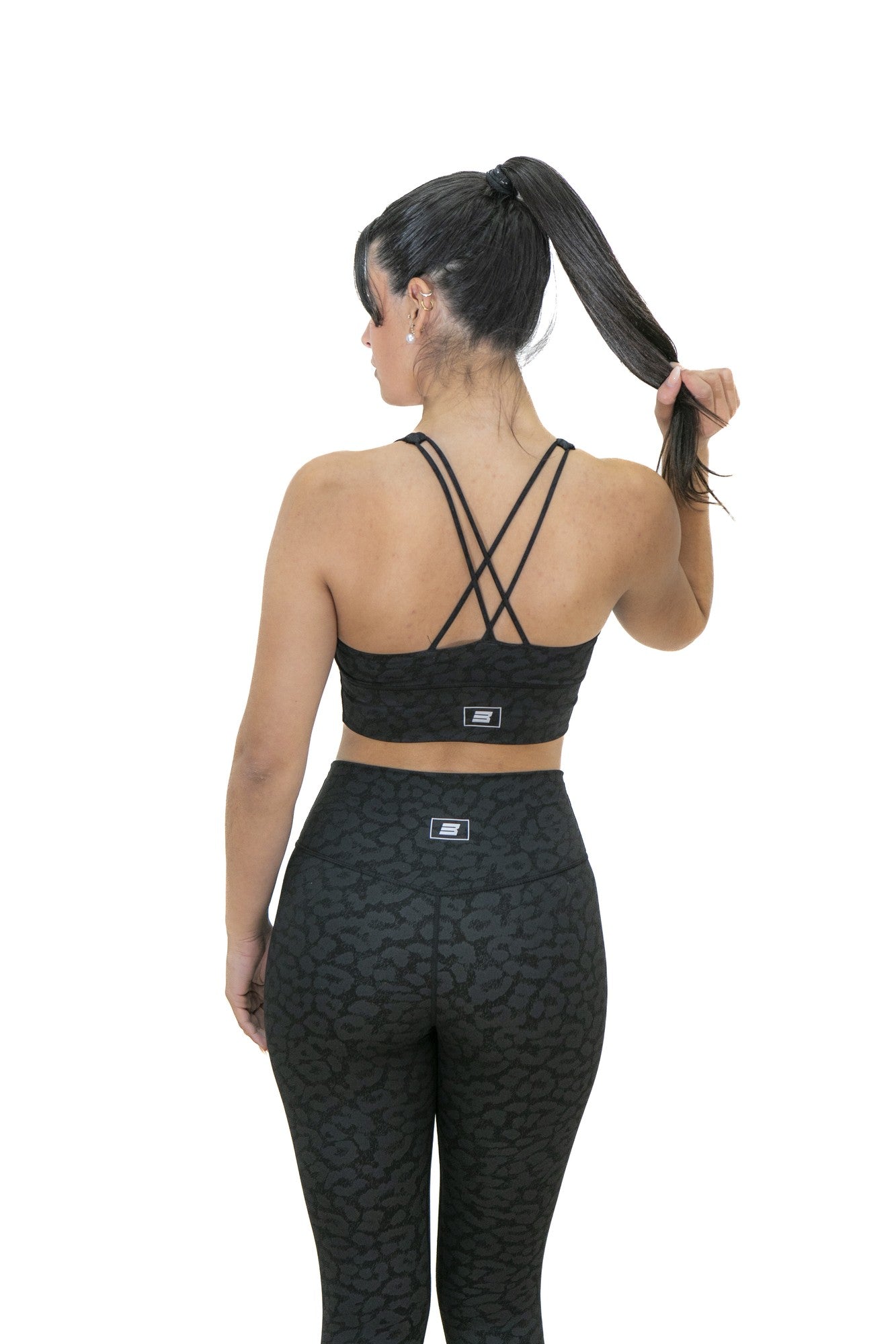 New Black Leopard Legging