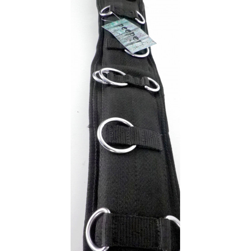 CINCHUELO PEEPER NYLON CON ANILLAS - Negro