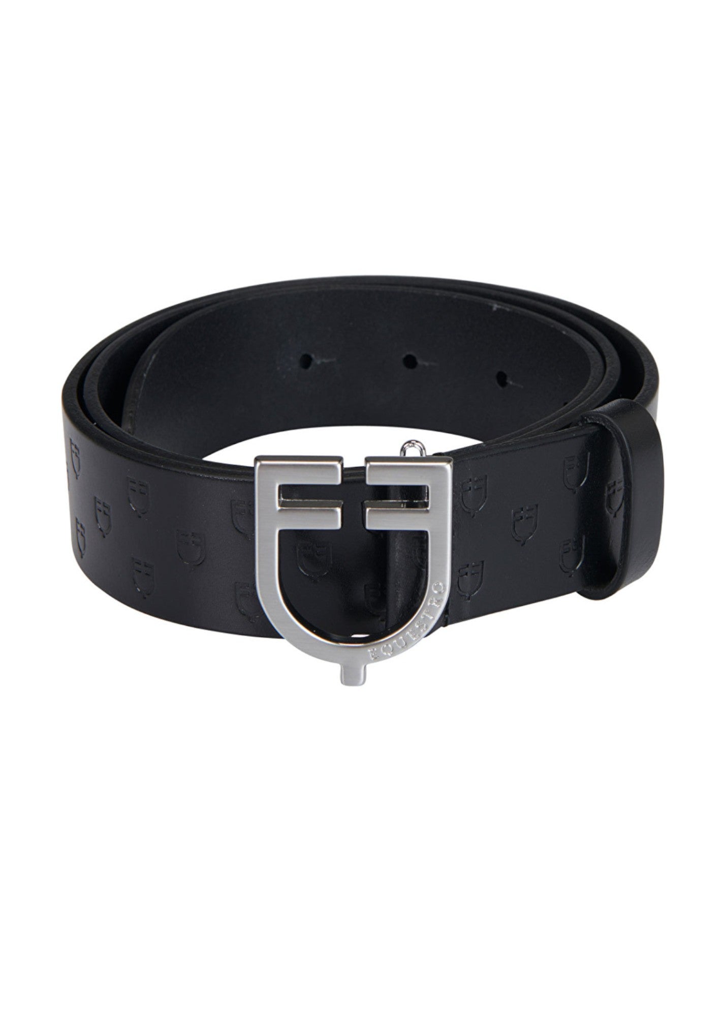 Cinturón de Cuero Equestro - Plata