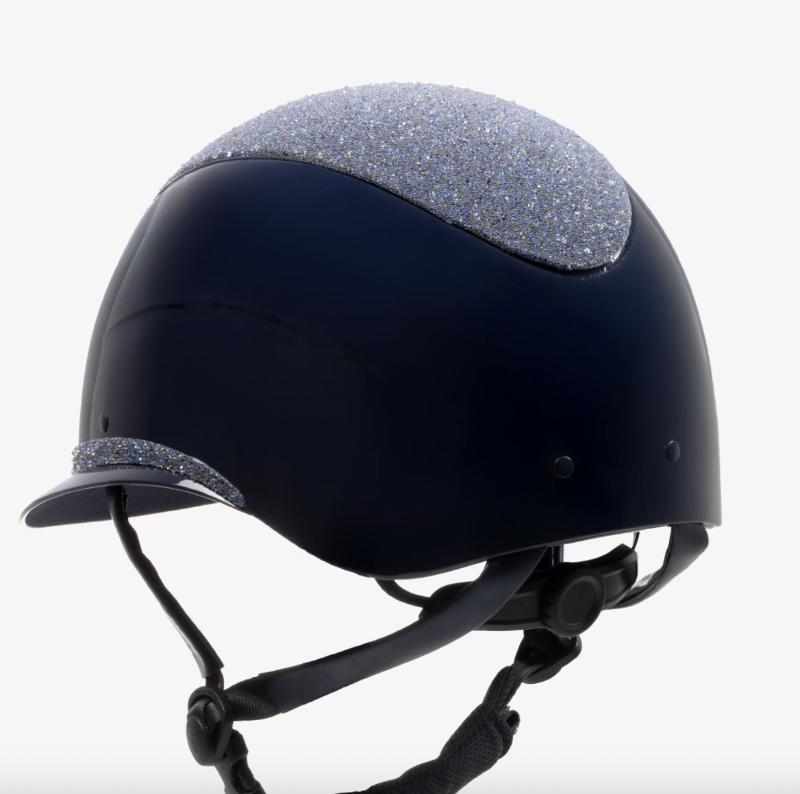 Casco con visera ancha y lentejuelas homologación EN - EQUESTRO
