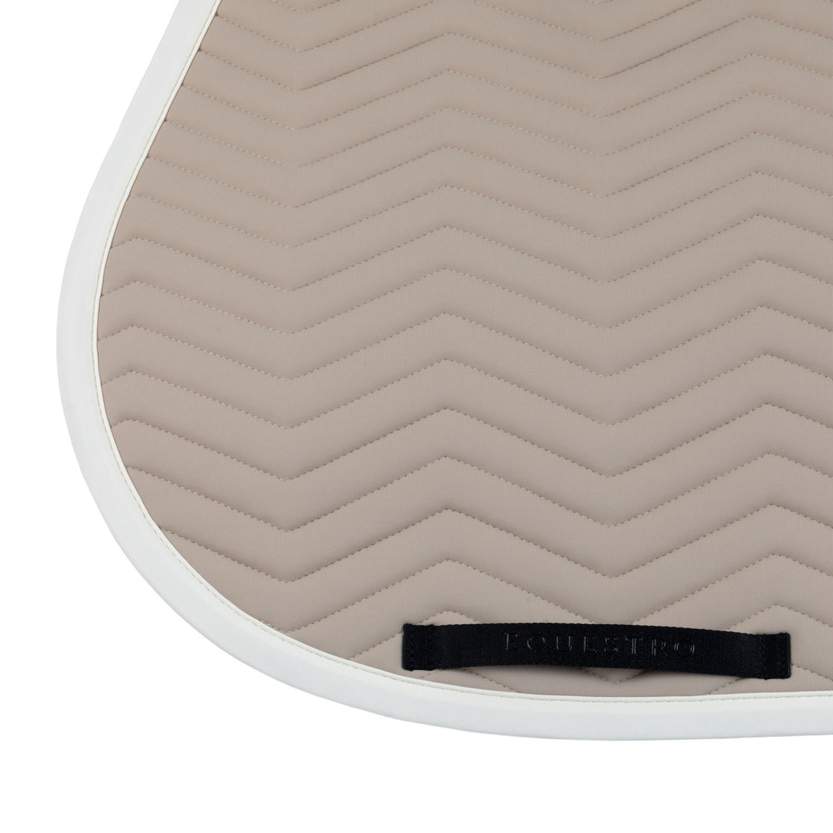 Mantilla de Salto con Acolchado de Ondas - Beige