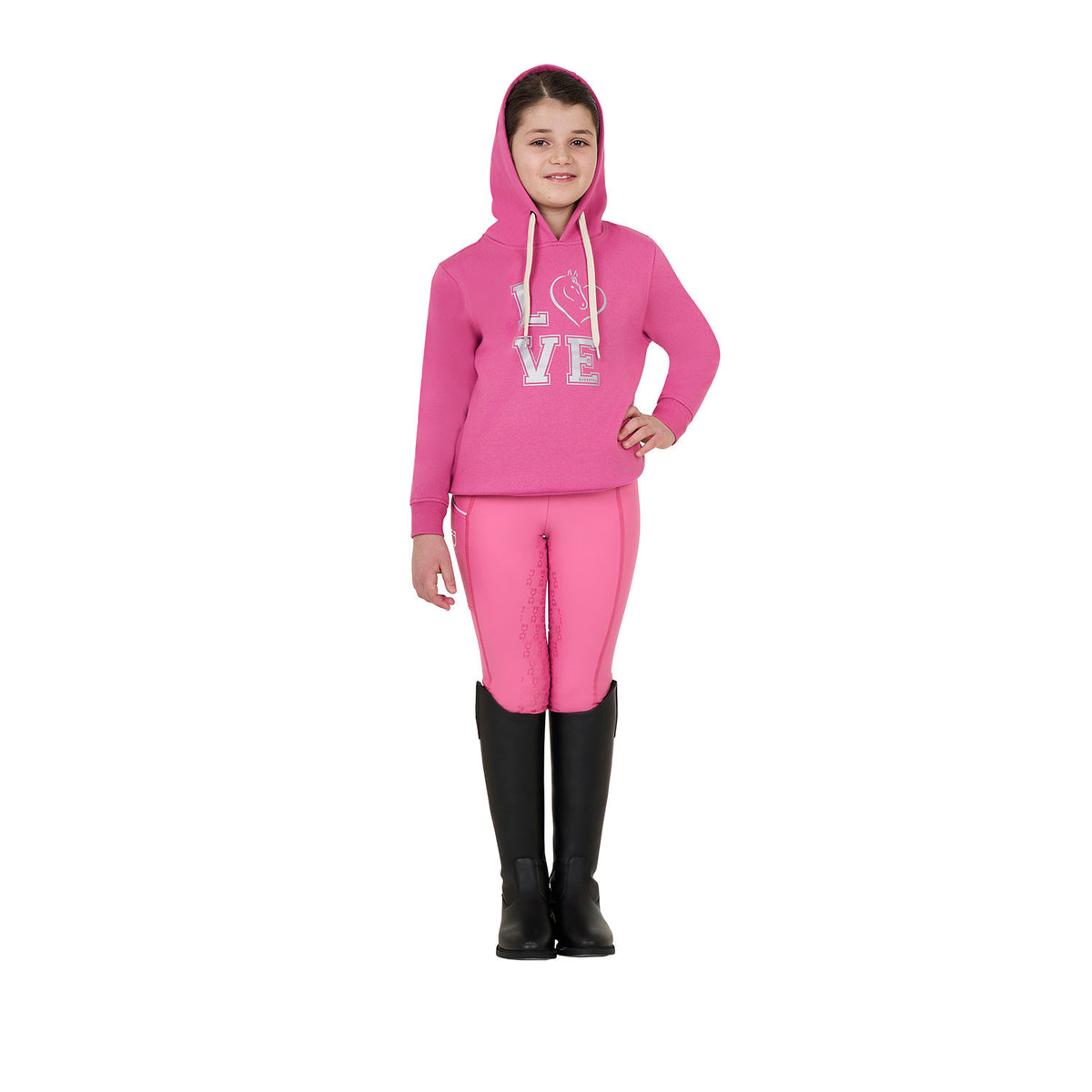Legging para Niña con Forro Polar - Rosa
