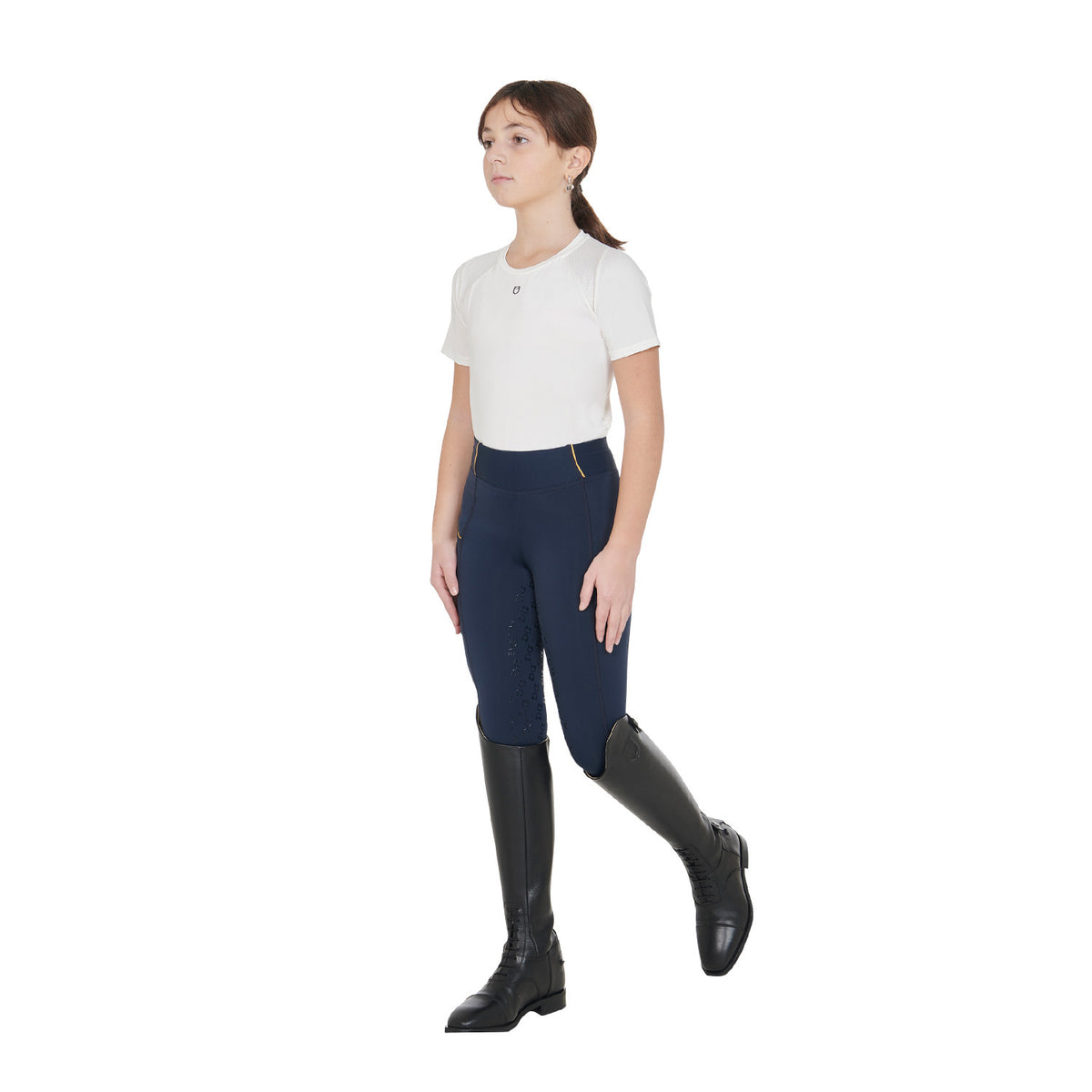 Legging para Niña con Forro Polar - Azul