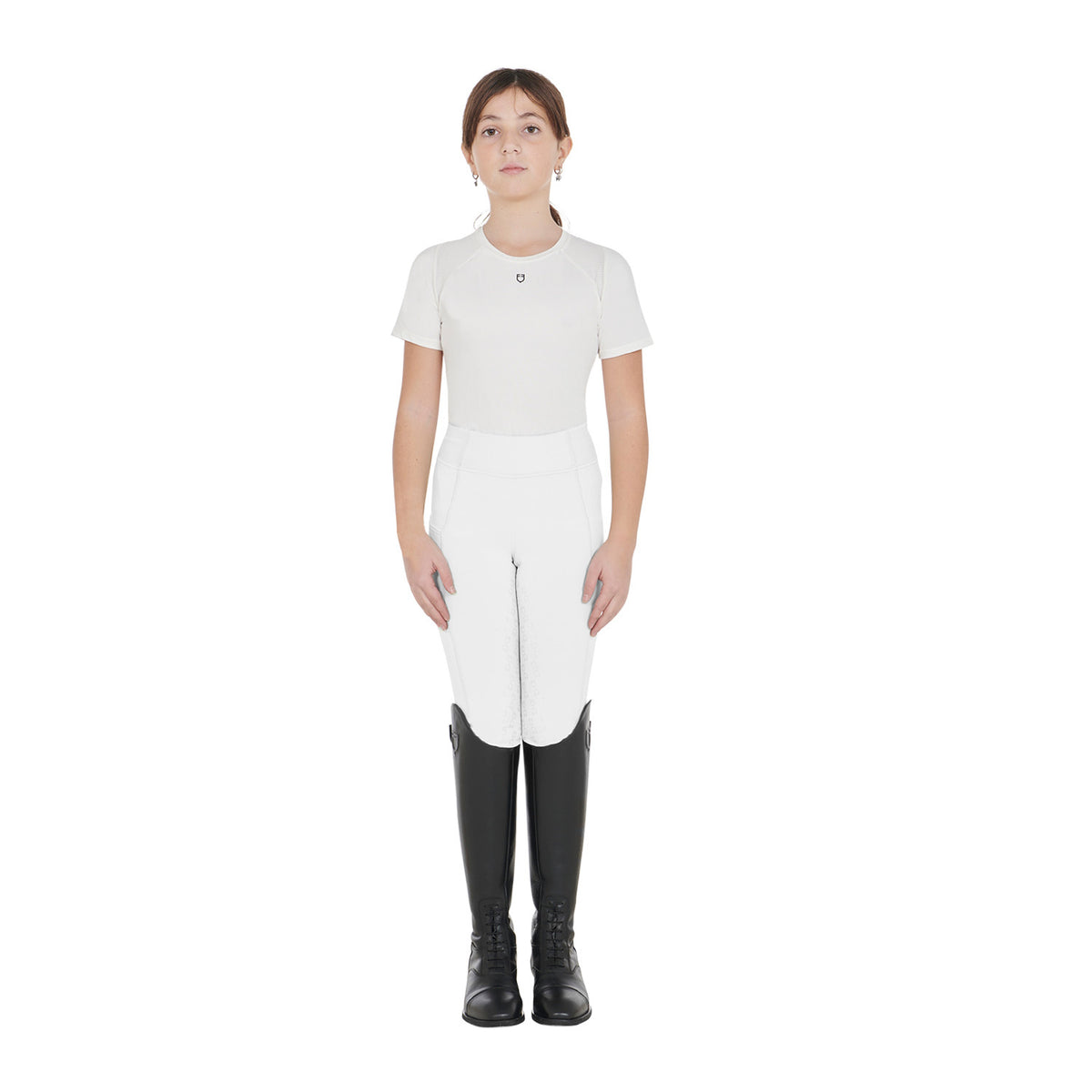 Legging para Niña con Forro Polar - Blanco