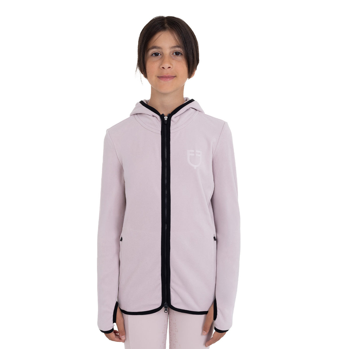 Sudadera Infantil Unisex de Forro Polar con Cremallera