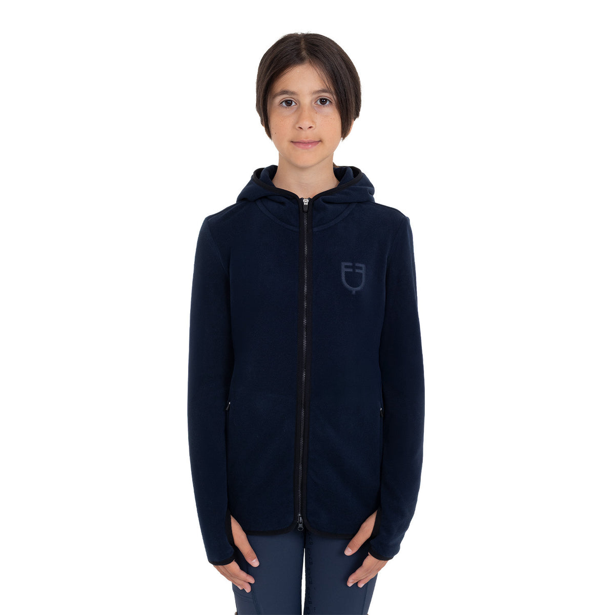 Sudadera Infantil Unisex de Forro Polar con Cremallera