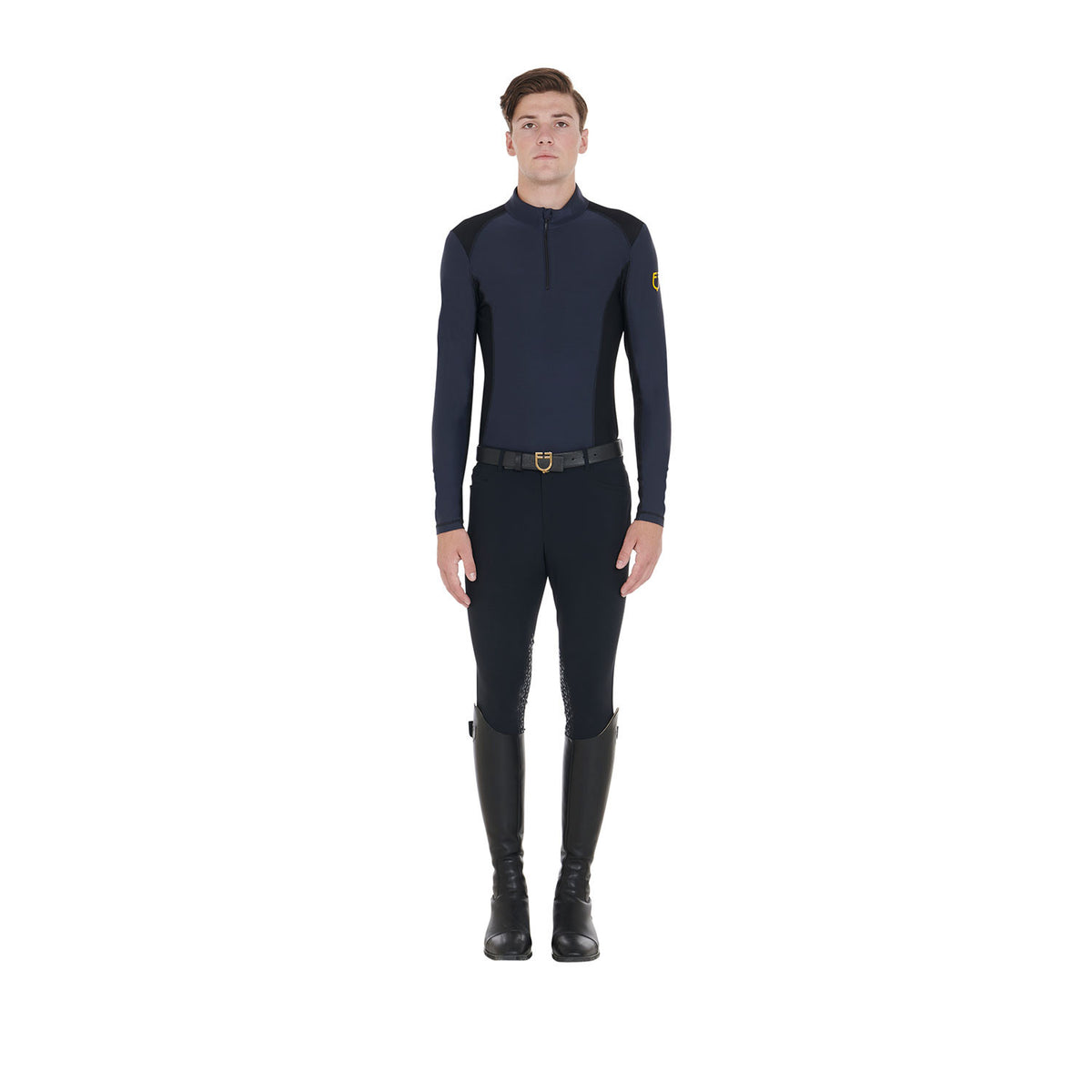 Polo de Hombre Slim Fit Entrenamiento Manga Larga