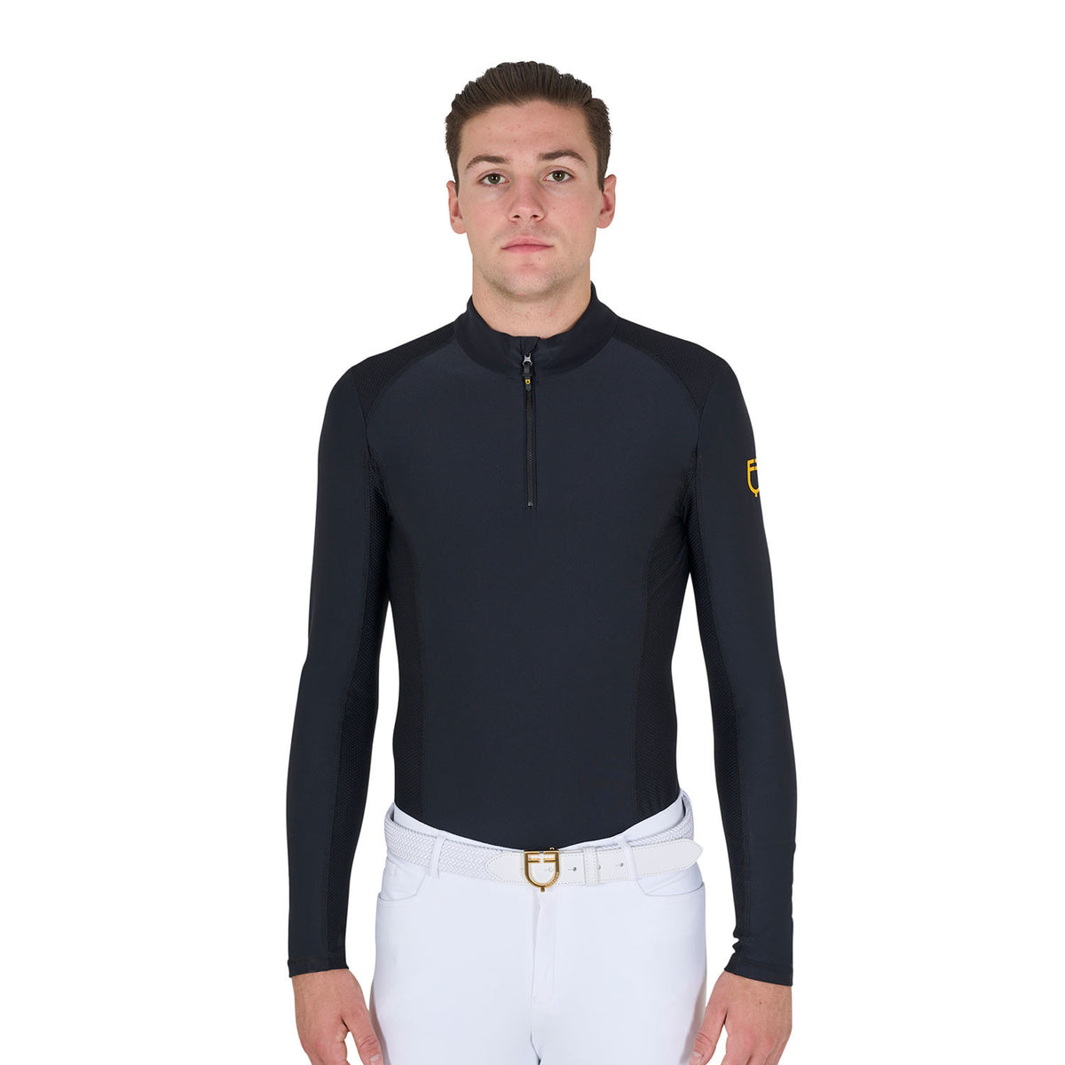 Polo de Hombre Slim Fit Entrenamiento Manga Larga