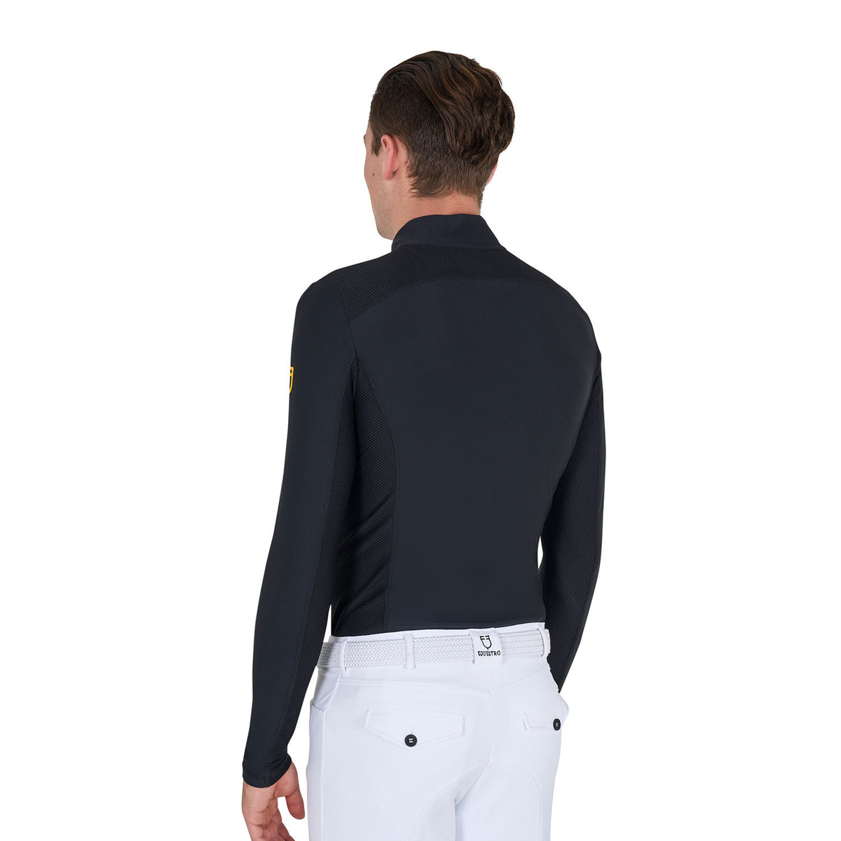 Polo de Hombre Slim Fit Entrenamiento Manga Larga