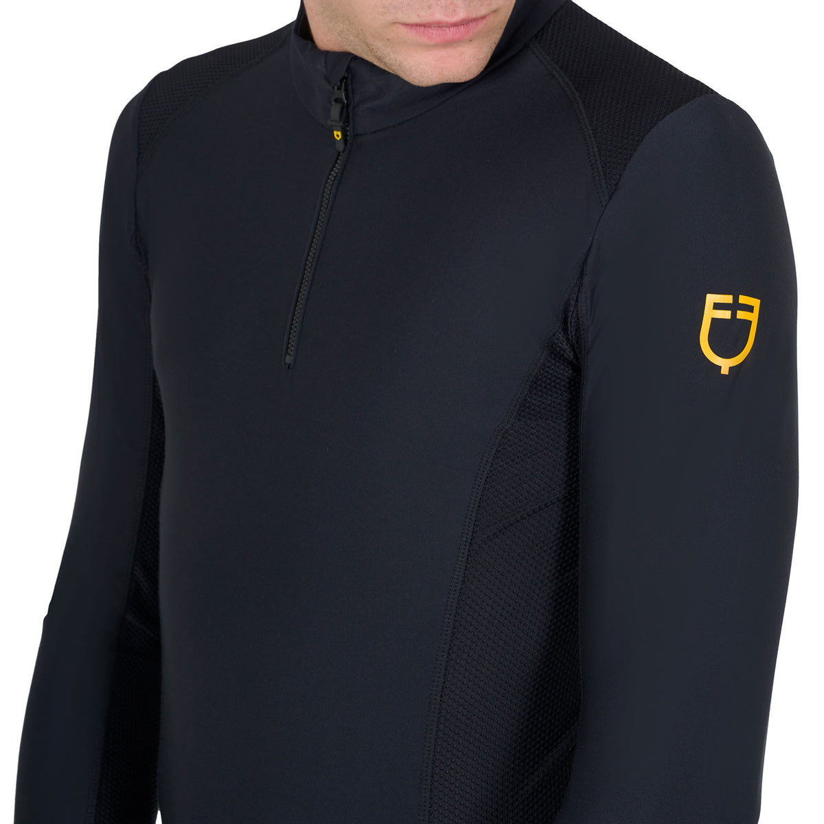 Polo de Hombre Slim Fit Entrenamiento Manga Larga