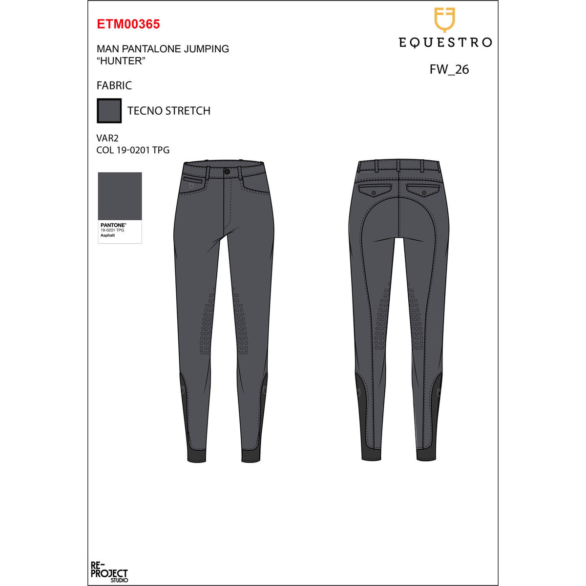 Pantalones de Hombre Slim Fit con Grip en la Rodilla