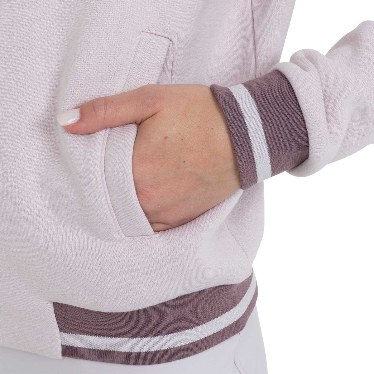 Sudadera con Capucha para Mujer y Cremallera Frontal