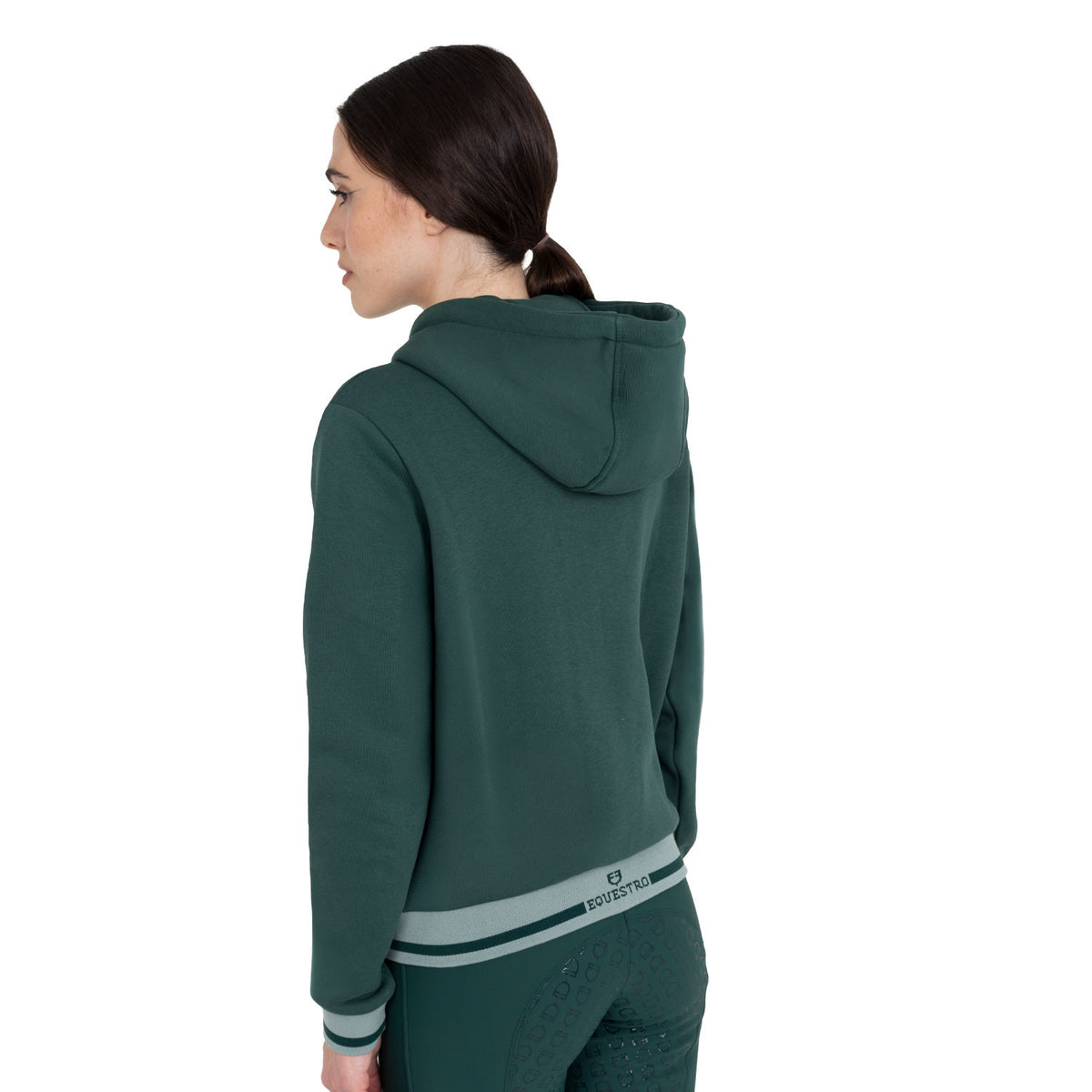 Sudadera con Capucha para Mujer y Cremallera Frontal