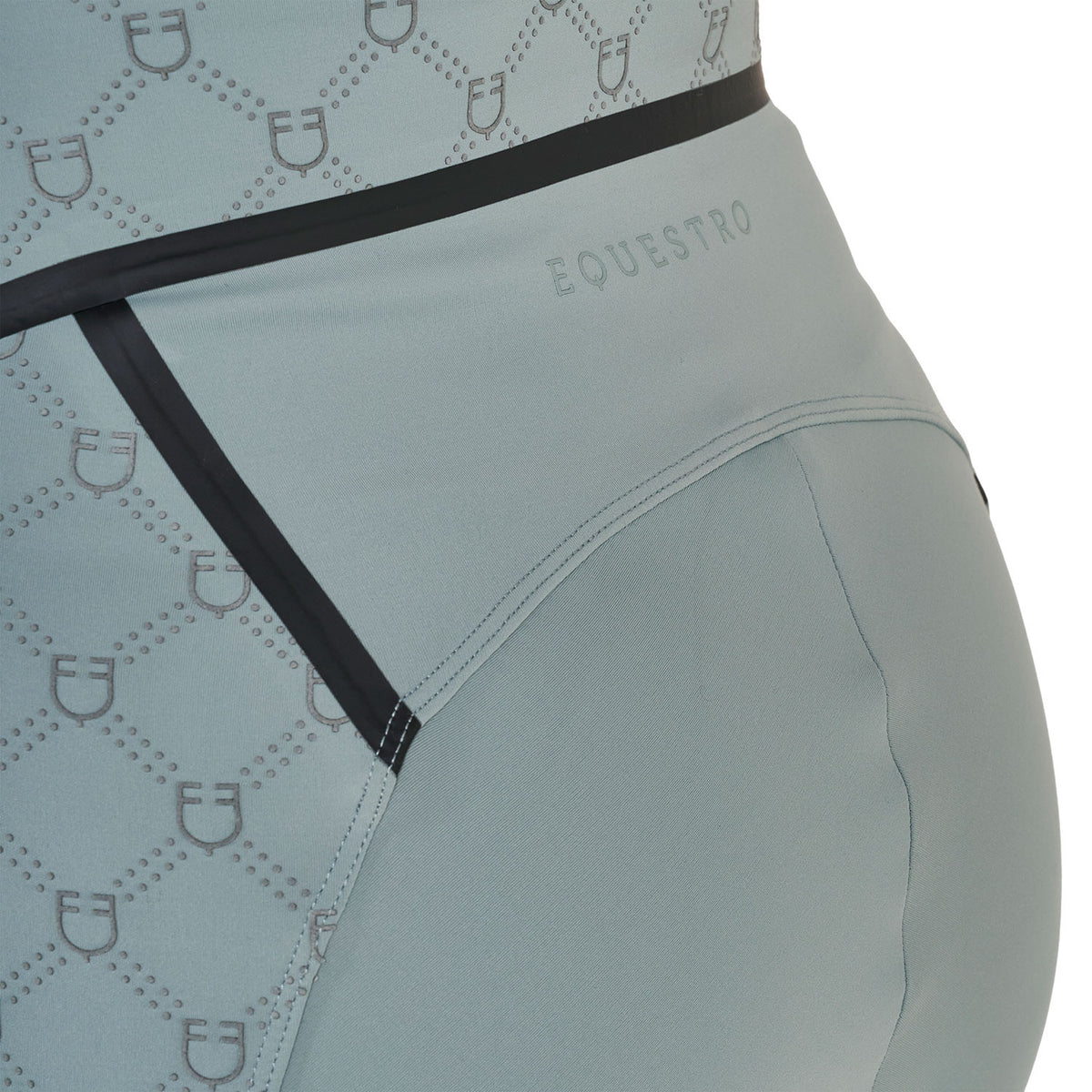 Leggings de Mujer de Cintura Alta en Tejido Técnico con Monograma