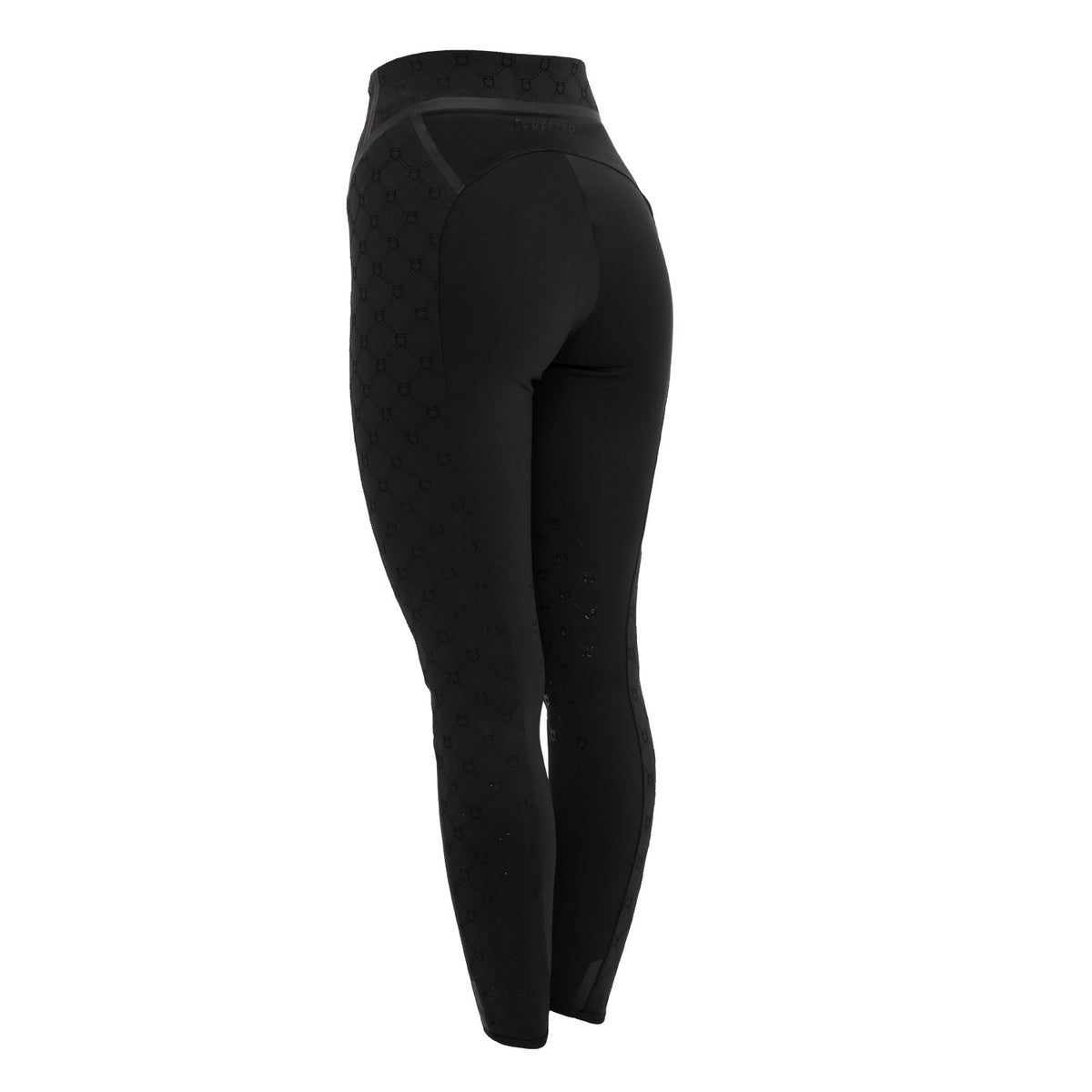 Leggings de Mujer de Cintura Alta en Tejido Técnico con Monograma