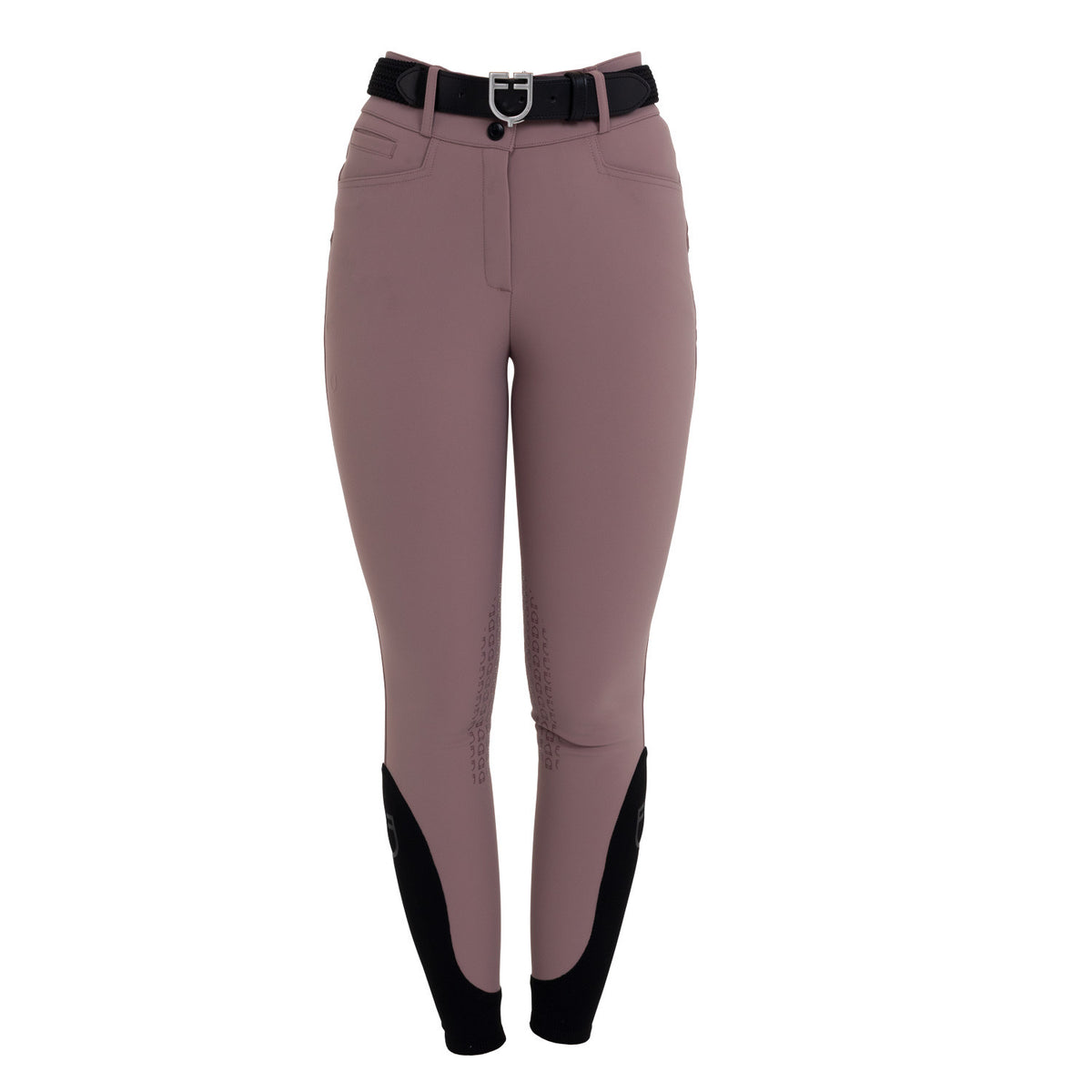 Pantalones de Mujer Cintura Alta con Grip en la Rodilla