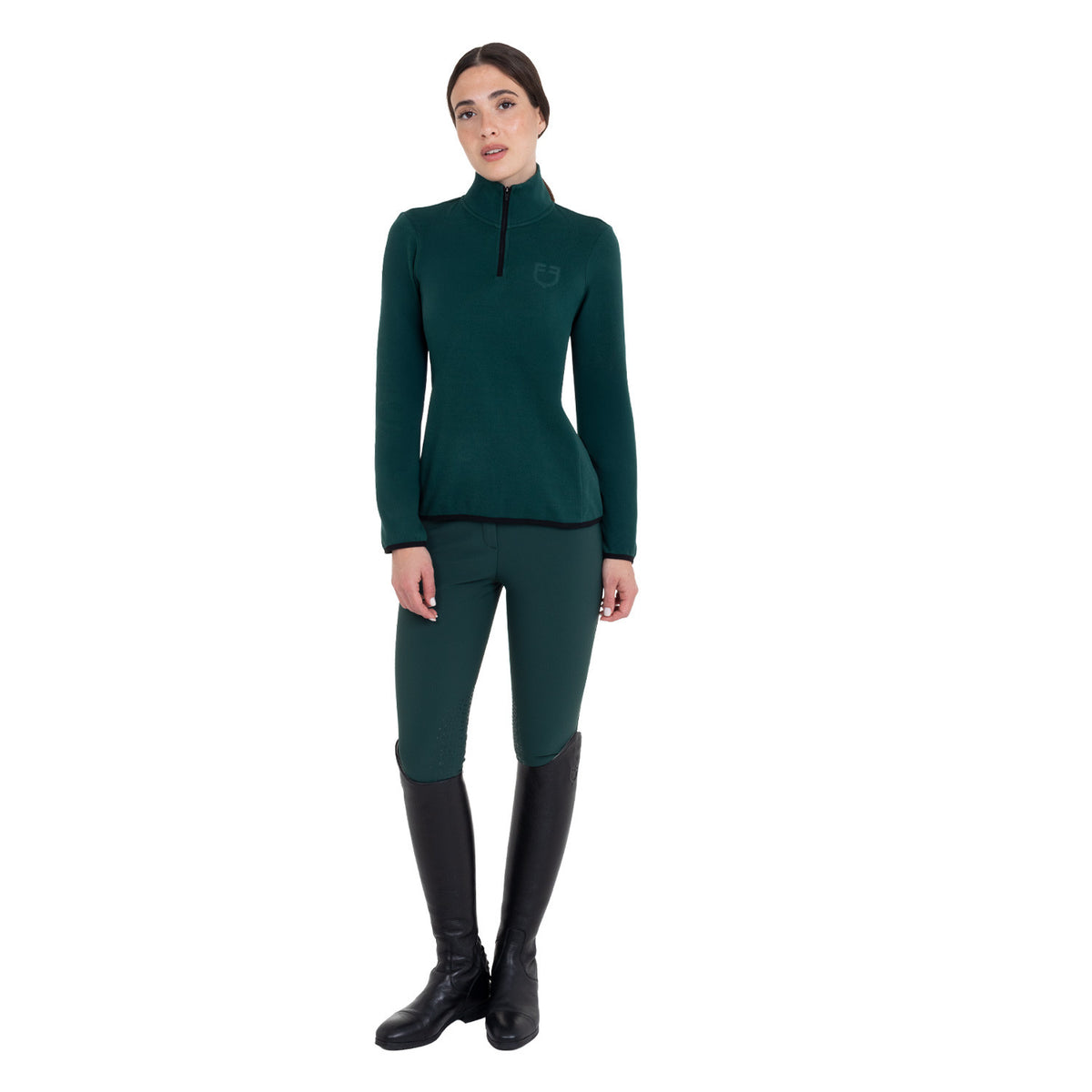 Pantalones de Mujer Cintura Alta con Grip en la Rodilla