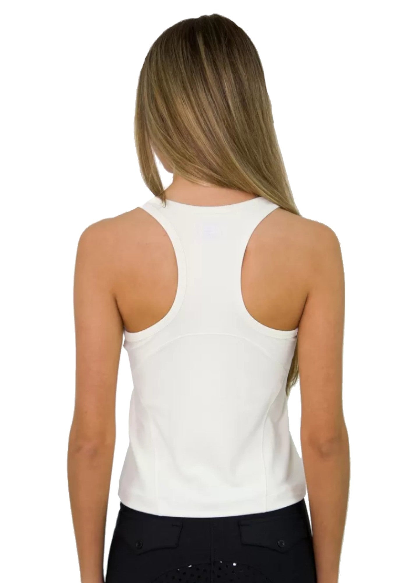 Camiseta básica sin mangas - Blanco