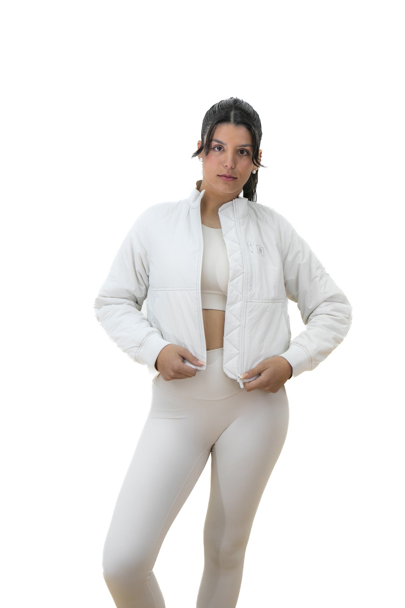 Windy White Jacket