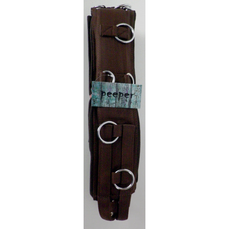 CINCHUELO PEEPER NYLON CON ANILLAS - Marrón