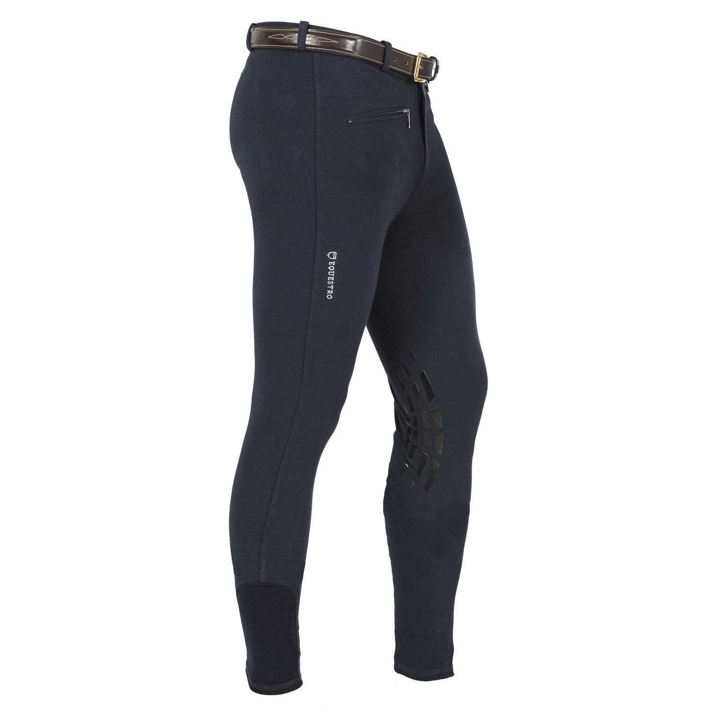 PANTALONES DE HOMBRE MODELO ZEUS EN ALGODÓN ELÁSTICO - Azul
