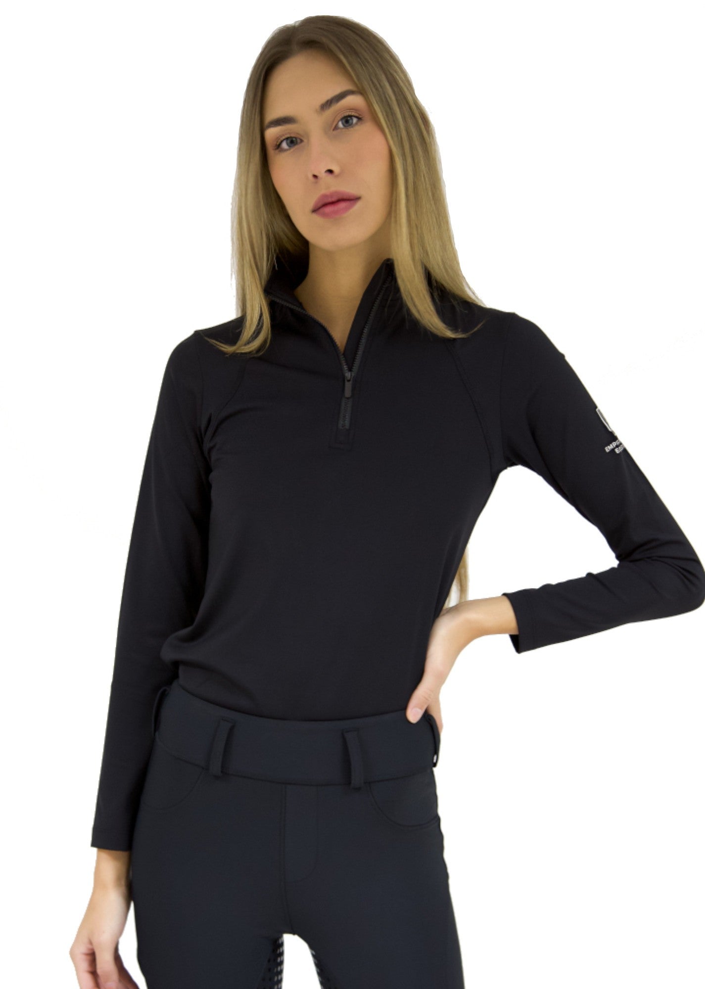 Polo Técnico Equitación  ELITé - Negro