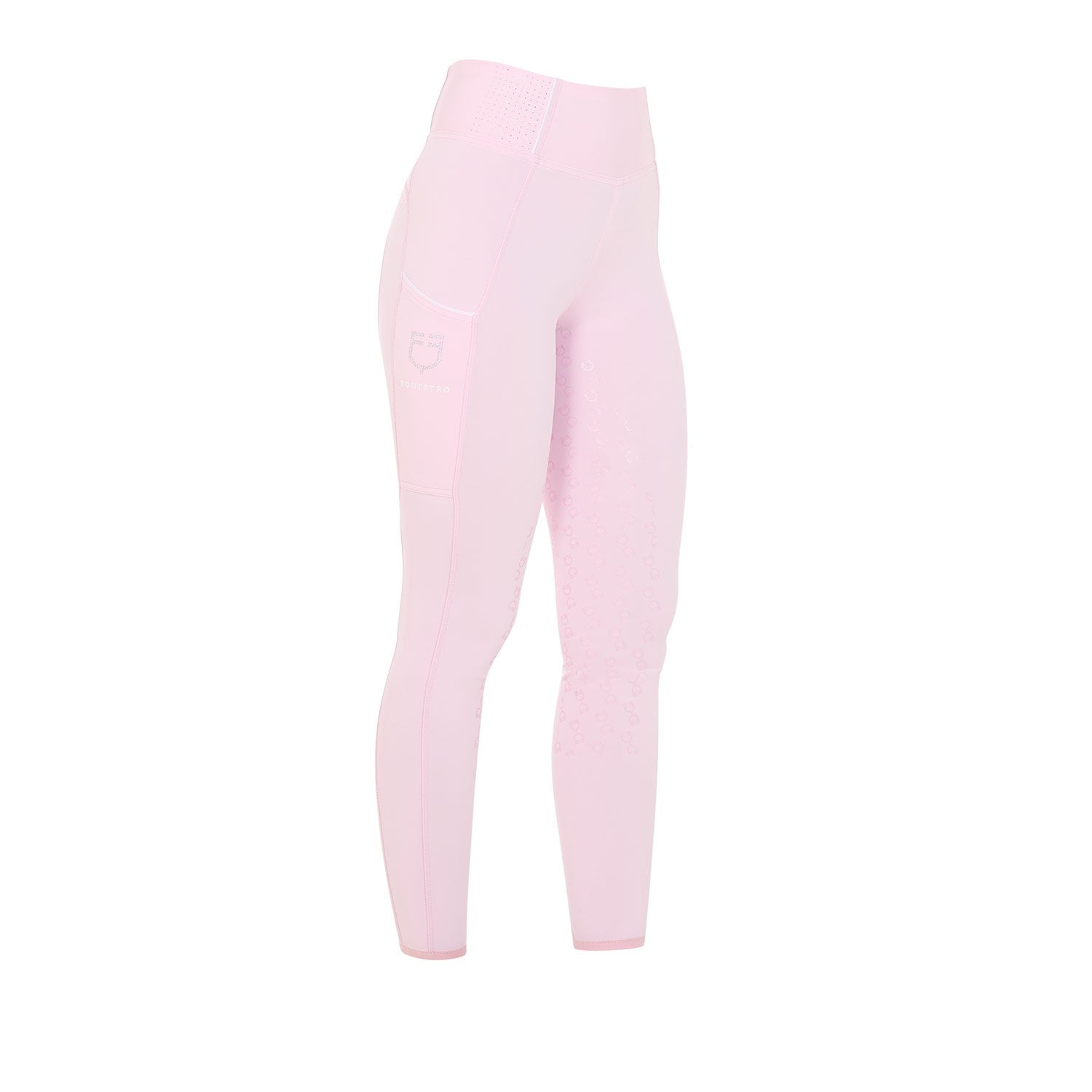 Leggings ajustados para mujer con pedrería - Rosa